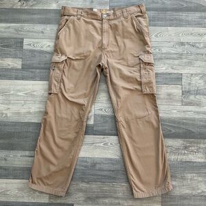 40x32 Carhartt Force Tappan Relaxed Fit Cargo Pant Mens Brown Ripstop 101148-257